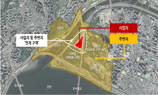 성수 글로벌 미래업무지구 사업 대상지 위치도.  <사진=서울시>